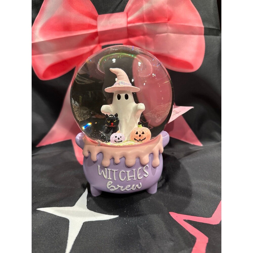 Summerween Witches Brew Drip Cauldron Snow Globe